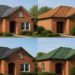 brick house and roof color combinations