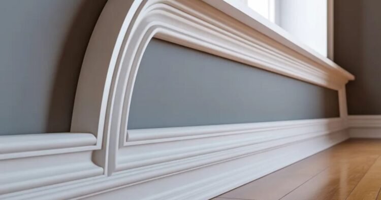 ogee MDF skirting board