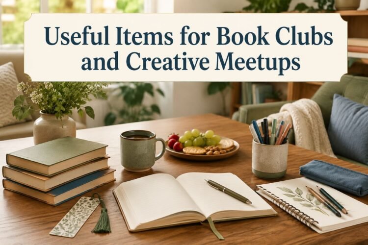Useful Items for Book Clubs and Creative Meetups
