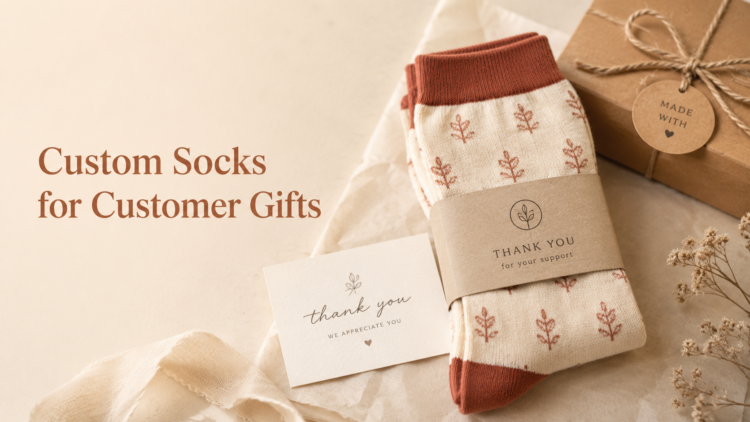 How to Use Custom Socks in Small Business Customer Gifts