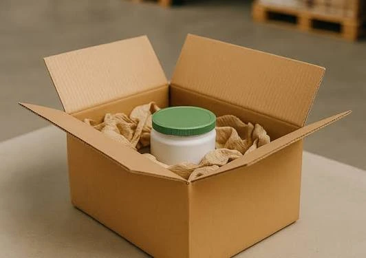 Logistics benefits of paper food packaging