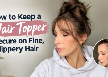 How to Keep a Hair Topper Secure on Fine, Slippery Hair