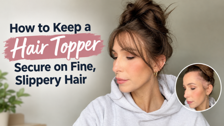 How to Keep a Hair Topper Secure on Fine, Slippery Hair