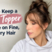 How to Keep a Hair Topper Secure on Fine, Slippery Hair