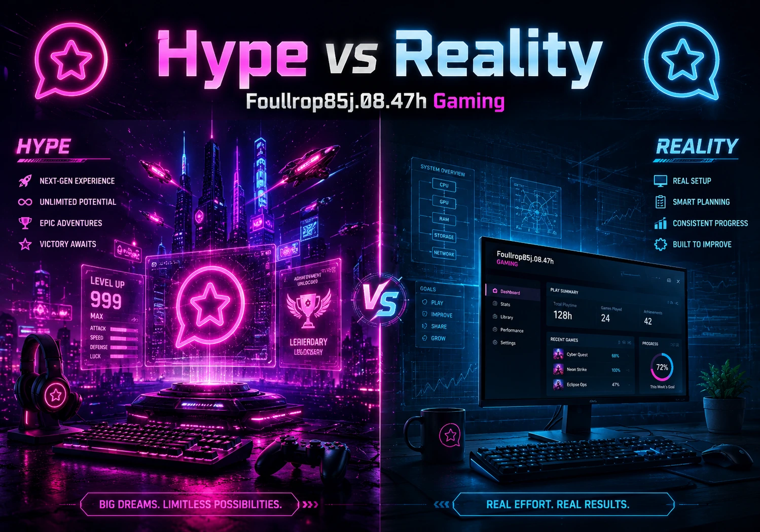 Foullrop85j.08.47h Gaming Hype vs Reality